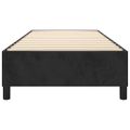 vidaXL Posteľný rám s boxspringom čierny 100x200 cm zamat