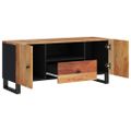 vidaXL TV skrinka 105x33,5x46 cm masívna akácia a spracované drevo