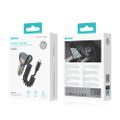 Nabíjačka do auta BWOO CC96C 30W PD 1x USB-C 1x USB port s USB-C káblom sivá