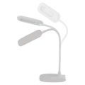 LED stolná lampa STELLA, biela