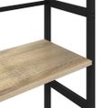 vidaXL Regál na knihy 4 úrovní 40 x 29,5 x 149 cm Kompozitné drevo