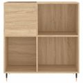 vidaXL Skrinka na platne dub sonoma 84,5x38x48 cm kompozitné drevo