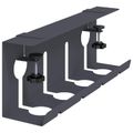 vidaXL Úložný box na káble pod stôl 2 ks Antracitová 43 x 10 x 15 cm