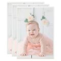 vidaXL Fotorámiky na stenu alebo stôl 3 ks strieborné 29,7x42 cm MDF