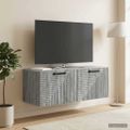 vidaXL Nástenná TV skrinka Nástenný Sivá sonoma 78,5 x 31 x 30 cm