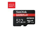 SanDisk GamePlay - Flash pamäťová karta - 512 GB - UHS-I U3 - microSDXC UHS-I