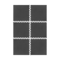 REBEL ACTIVE RBA-3153 podložka na cvičenie 180x120cm, EVA, čierna
