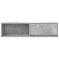 TV skrinka vidaXL Betónová sivá 100x31x25,5 cm Konštrukčné drevo