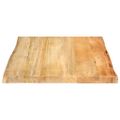 vidaXL Stolová doska 60x60x2,5 cm živý okraj masívny mangovník