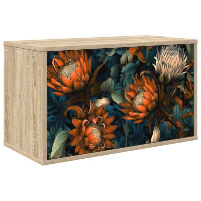 vidaXL Nástenný TV kabinet LOCHEM 69 x 33 x 40 cm Dub sonoma