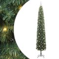 vidaXL Umelý vianočný stromček Zelená 300 cm PVC, oceľ a plast