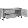 vidaXL TV skrinka 100 x 36 x 49.5 cm Sivý Sonoma Kompozitné drevo