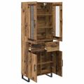 vidaXL Highboard 2 ks Staré drevo 69,5 x 34 x 180 cm Kompozitné drevo
