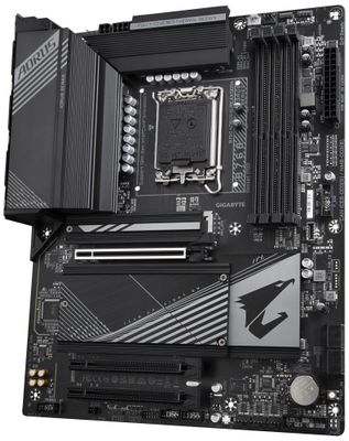 GIGABYTE B760 AORUS ELITE AX DDR4/LGA 1700/ATX Základní deska, Intel B760, LGA1700, 4x DDR4 DIMM (max. 128GB), 3x M.2, Wi-Fi, HDMI, DisplayPort, USB typ C, ATX