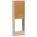 vidaXL Toaletná skriňa EDE Dub sonoma 66 x 25,5 x 190 cm