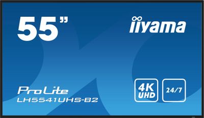 55'' iiyama LH5541UHS-B2: IPS, 4K UHD, 500cd, repro