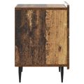 vidaXL Nočný stolík Staré drevo 43 x 34,5 x 49,5 cm Kompozitné drevo