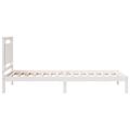 vidaXL Extra dlhá posteľ bez matraca biela 90x220 cm masívne drevo