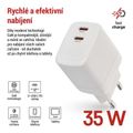 Nabíjačka USB EMOS V03G35 GaN PD univerzálna 3 A (35 W) max.
