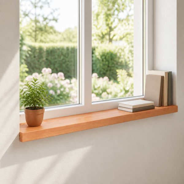 vidaXL Parapety 2 ks Lak 90 x 20 x 2 cm Masívne bukové drevo