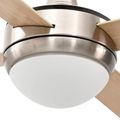 vidaXL Stropný ventilátor s osvetlením a diaľkovým ovládaním Ø 130 cm