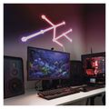GoSmart LED svietidlo Lines white, 9 dielov, 34 W, RGBIC stmievateľné, WiFi