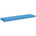 vidaXL Plávajúce nástenné police 2 ks, modrá 90x23,5x3,8 cm, MDF