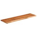 vidaXL Nástenná polica 70x20x2,5 cm obdĺžnik masívna akácia živá hrana
