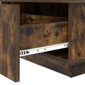 vidaXL Konferenčný stolík Dymová dub 95 x 55 x 31 cm Kompozitné drevo