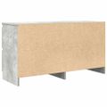 TV skrinka vidaXL Betónová sivá 100x35x54 cm Konštrukcia dreva