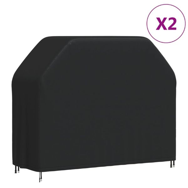 vidaXL Obaly na gril 2 ks 147x61x112 cm 420D oxfordská látka