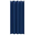 vidaXL Záclony na zatemnenie s krúžkami 2 ks Tmavomodrá 245 x 140 cm