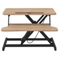 vidaXL Nastaviteľný pracovný stôl 60x40x(13-41,5) cm oceľ a spr. drevo