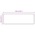 vidaXL Behúň MARSA Piesková 50 x 150 cm Polyester a PVC