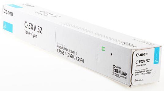 toner CANON C-EXV52C cyan iRC7565i/C7570i/C7580i (66500 str.)