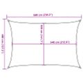 vidaXL Tieniaca plachta 160 g/m², tehlová 4x6 m, HDPE