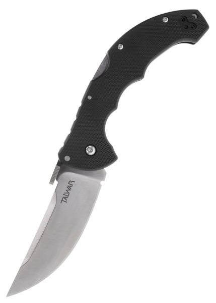 Cold Steel 21TTL Talwar vreckový nôž 10 cm, čierna, G10, spona