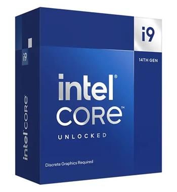 Intel/Core i9-14900KF/24-Core/3,2GHz/LGA1700 Procesor, 24 jader, 32 vláken, max. 5,8GHz, 36MB, LGA1700, bez VGA, 125W TDP, BOX s chladicem