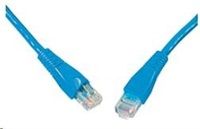 Solarix - patch kabel CAT6 UTP PVC 5m modrý snag-proof