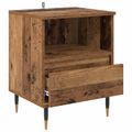 vidaXL Nočný stolík 2 ks Staré drevo 40 x 35 x 50 cm Kompozitné drevo