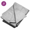 vidaXL Plachta 180 g/m² 3x4 m sivá HDPE