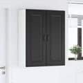 vidaXL Dvierka na umývačku Kalmar Čierna 80 x 31 x 100 cm