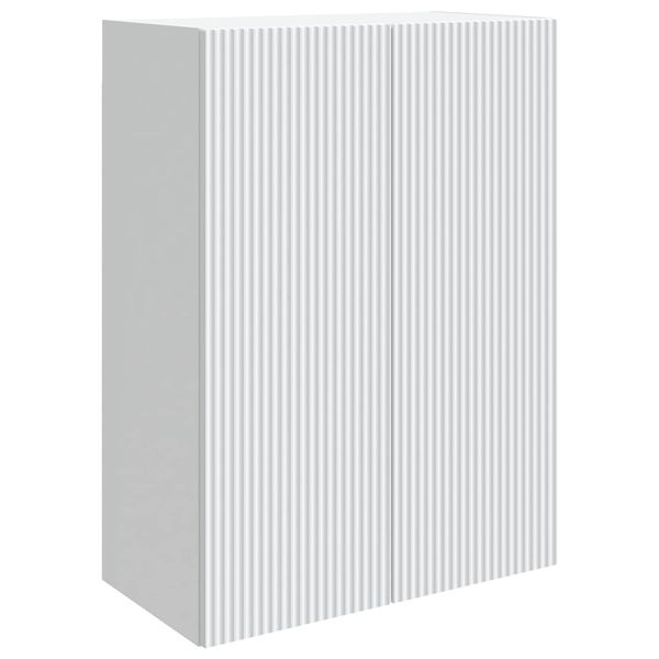 vidaXL Nástenná skrinka Biela 66 x 34,5 x 90 cm Kompozitné drevo