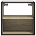 vidaXL Nástenné nočné stolíky 2 ks dub sonoma 40x31x39,5 cm