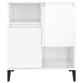 vidaXL Komody 3 ks lesklé biele 60x35x70 cm kompozitné drevo