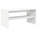 vidaXL TV skrinka biela 80x40x40 cm drevotrieska