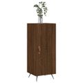 vidaXL Komoda hnedý dub 34,5x34x90 cm spracované drevo