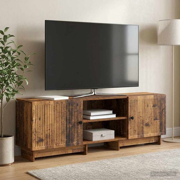 vidaXL TV skrinka Staré drevo 150 x 31 x 50 cm Konštruované drevo