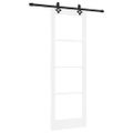 vidaXL Posuvné dvere Biela 73,5 x 211 cm