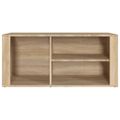 vidaXL Botník dub sonoma 100x35x45 cm spracované drevo